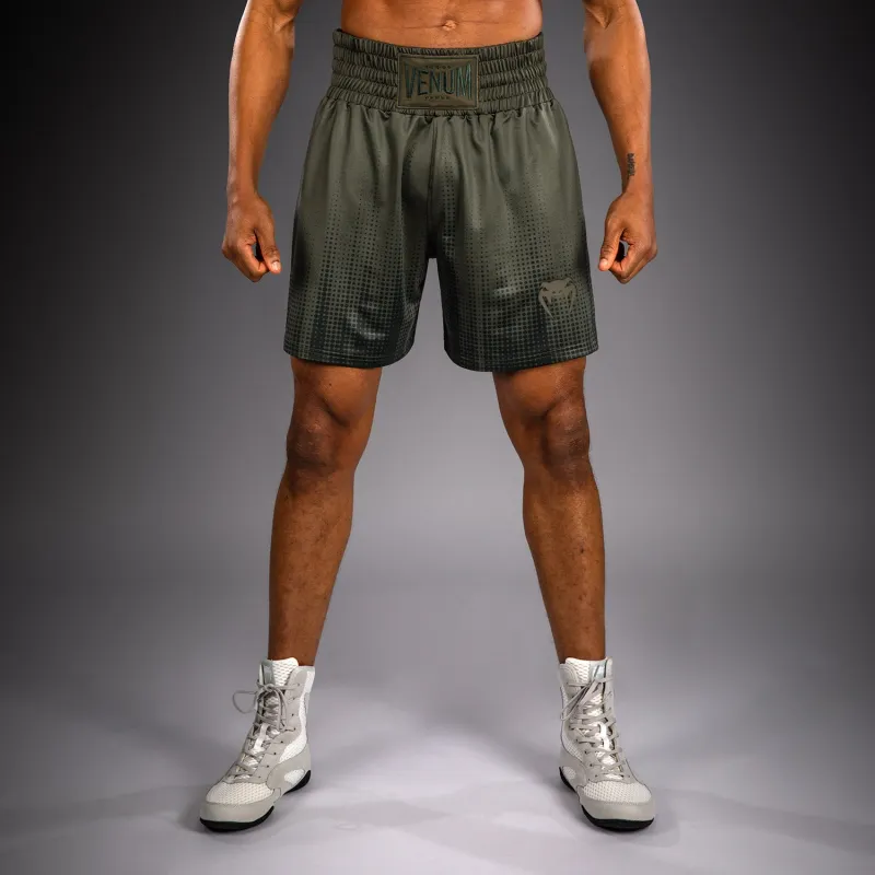 Venum Stealth Boxing Shorts - Khaki/Dark Green