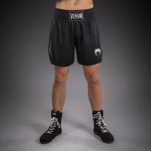 Venum Stealth Boxing Shorts - Black/White