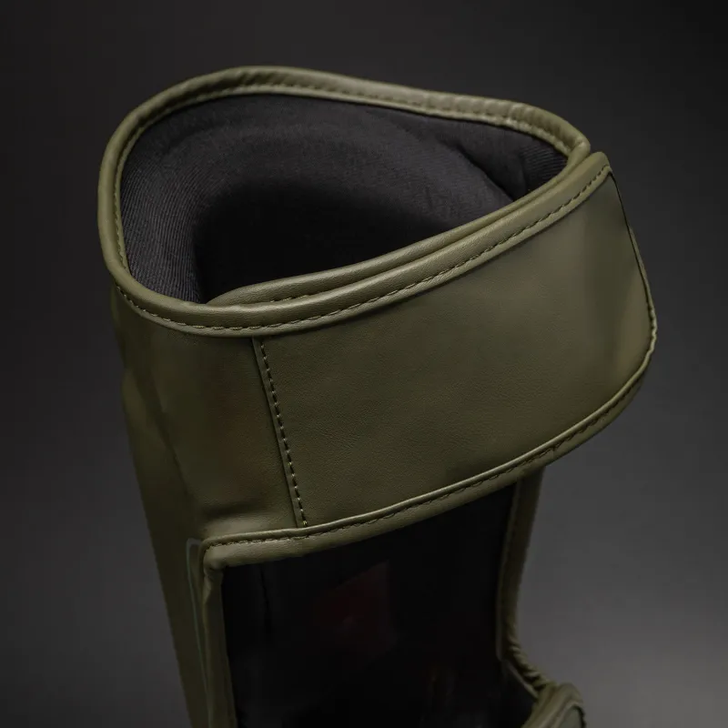 Venum Stealth Shin Guards - Khaki/Dark Green - Image 3