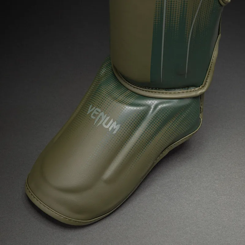 Venum Stealth Shin Guards - Khaki/Dark Green - Image 4