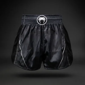 Venum Stealth Muay Thai Shorts - Black/White