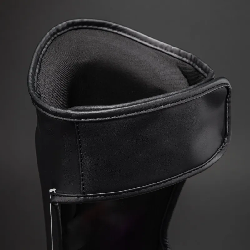 Venum Stealth Shin Guards - Black/White - Image 3