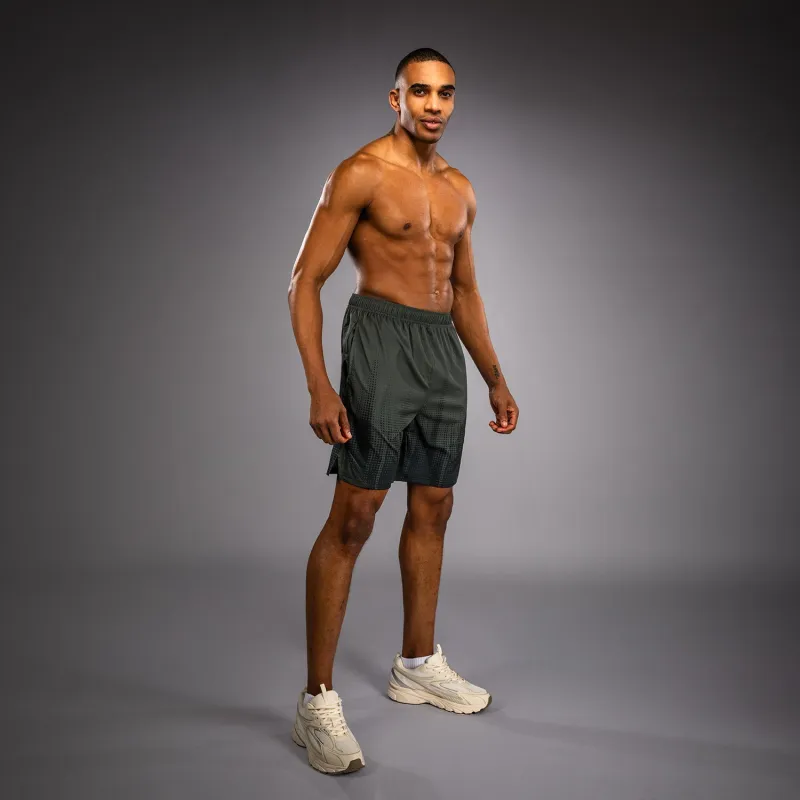 Venum Stealth Training Shorts - Khaki/Dark Green - Image 3