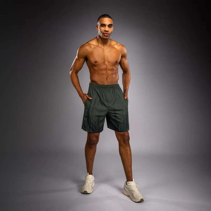Venum Stealth Training Shorts - Khaki/Dark Green - Image 5