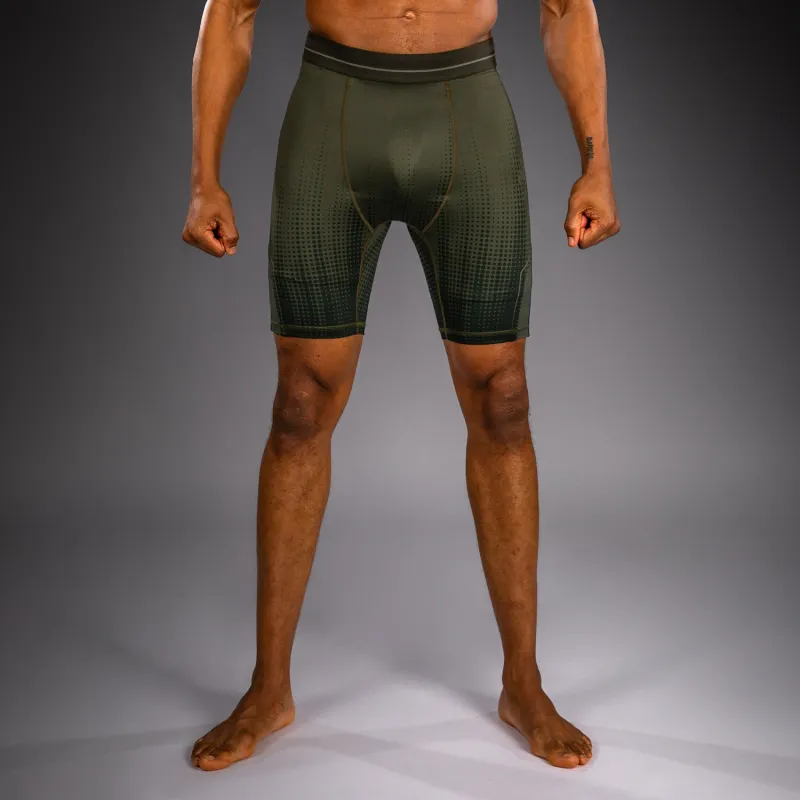 Venum Stealth Vale Tudo Shorts - Khaki/Dark Green - Image 2