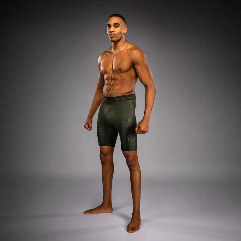 Venum Stealth Vale Tudo Shorts - Khaki/Dark Green - Image 3
