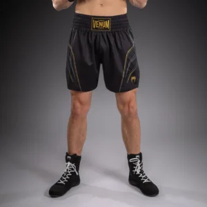 Venum Streamline Boxing Shorts - Black/Gold