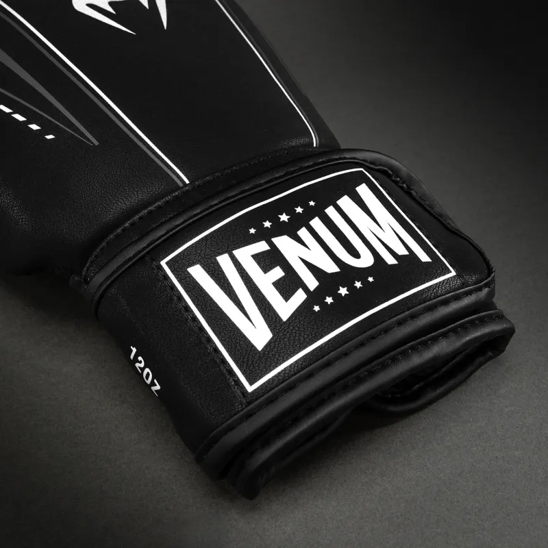 Venum Streamline Boxing Gloves - Black/White - Image 3