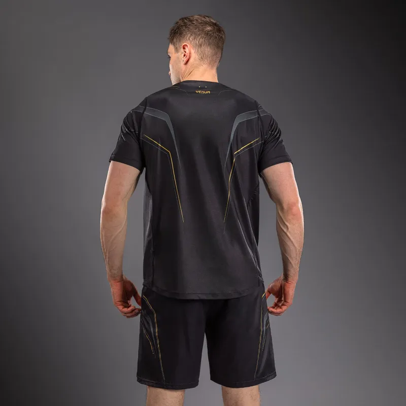 Venum Streamline Dry-Tech T-Shirt - Black/Gold - Image 4