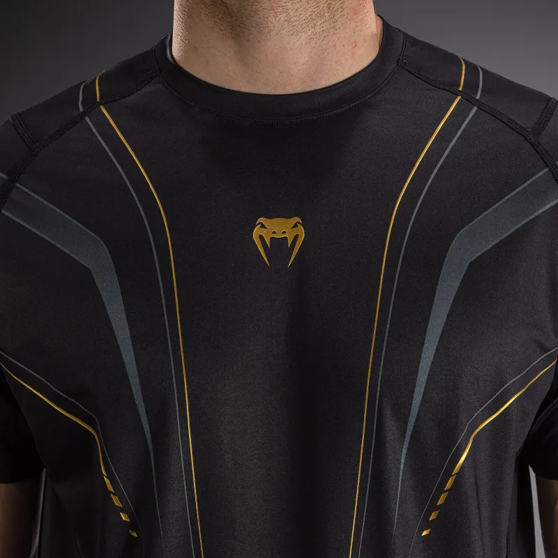 Venum Streamline Dry-Tech T-Shirt - Black/Gold - Image 5