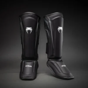 Venum Streamline Shin Guards - Black/White