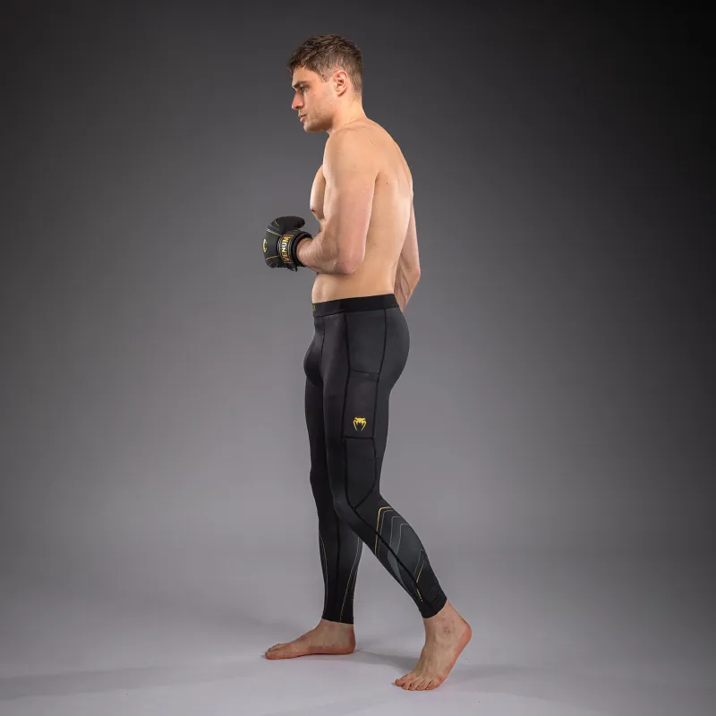 Venum Streamline Spats - Black/Gold - Image 2