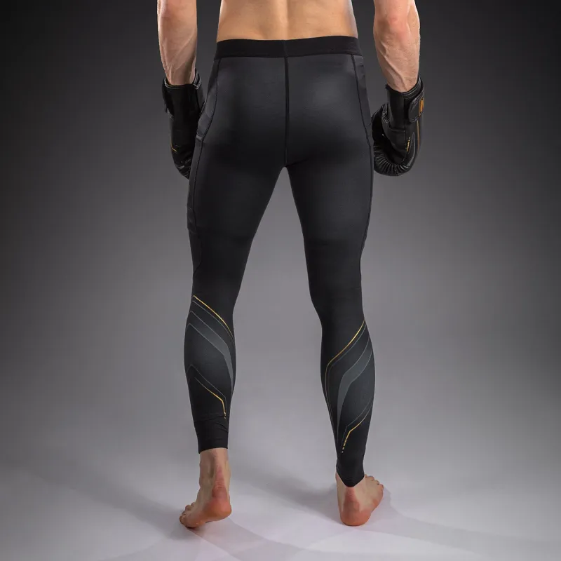 Venum Streamline Spats - Black/Gold - Image 4