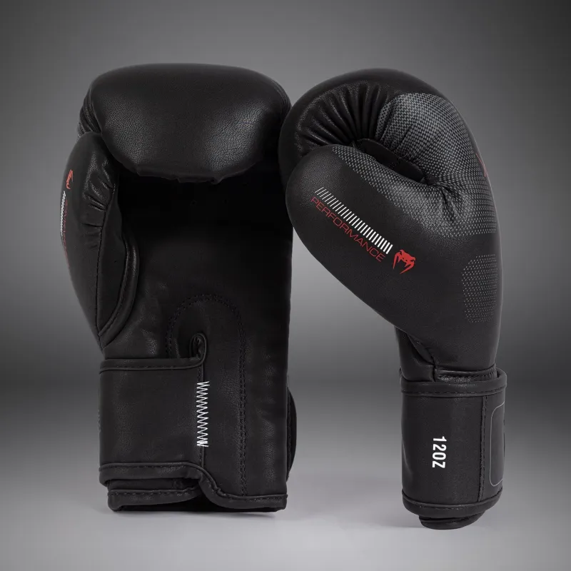 Venum Tactical XT Boxing Gloves - Black/Fire Red - Image 2
