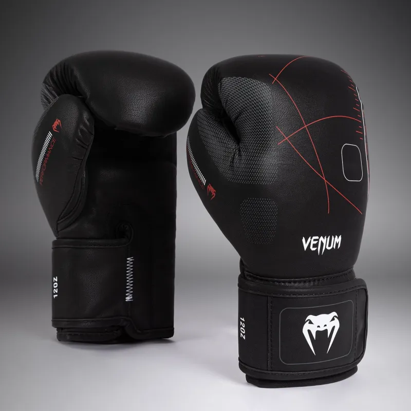 Venum Tactical XT Boxing Gloves - Black/Fire Red - Image 3