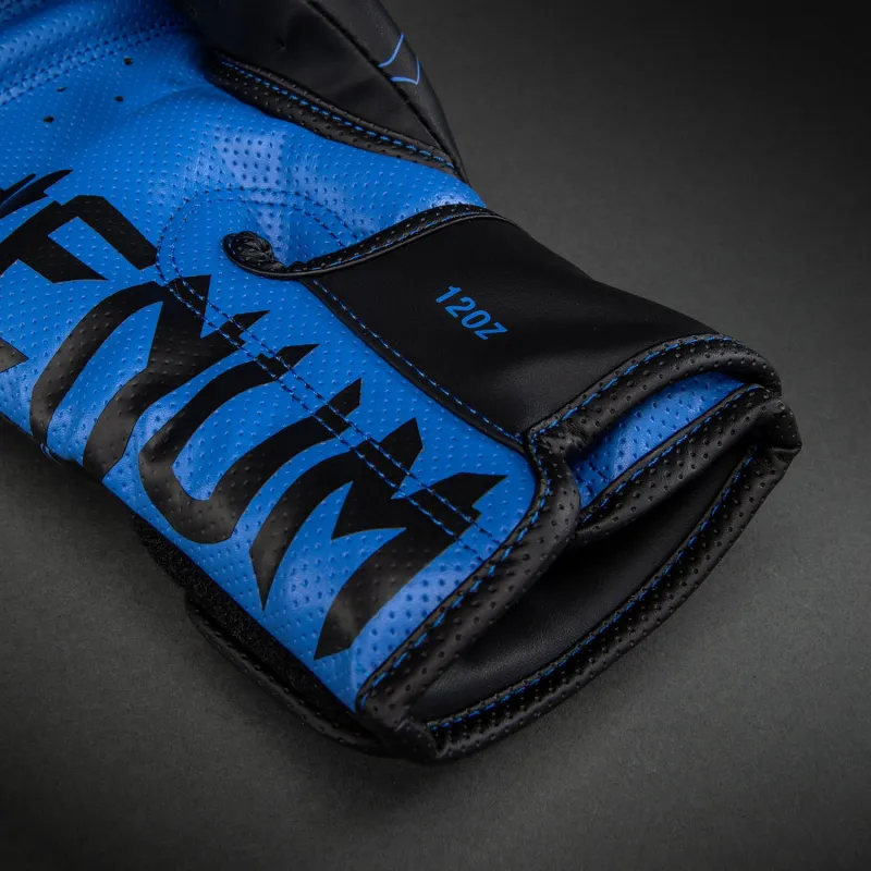 Venum Thunder Dragon Boxing Gloves - Black/Royal Blue - Image 4