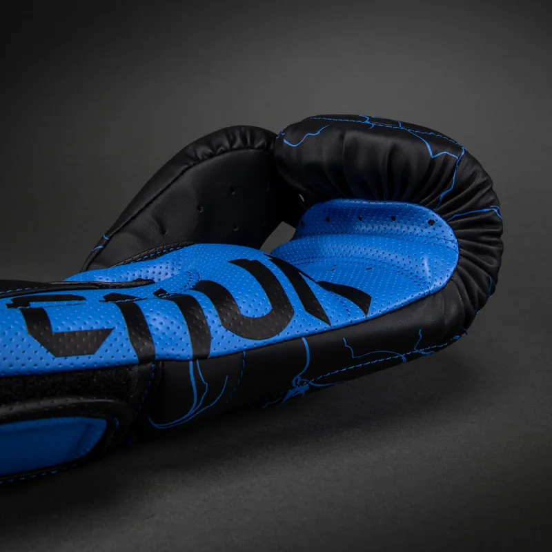 Venum Thunder Dragon Boxing Gloves - Black/Royal Blue - Image 5
