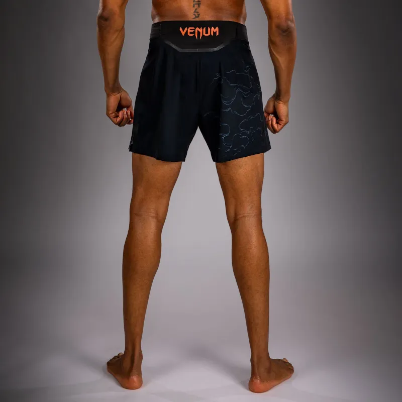 Venum Thunder Dragon Fightshorts - Black/Grey/Copper - Image 4