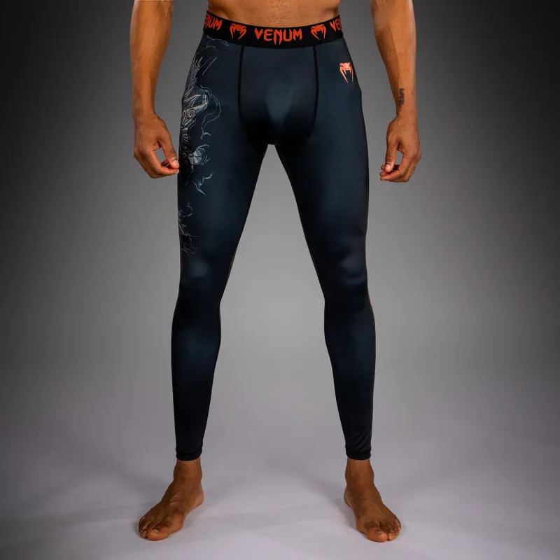 Venum Thunder Dragon Spats - Black/Grey/Copper