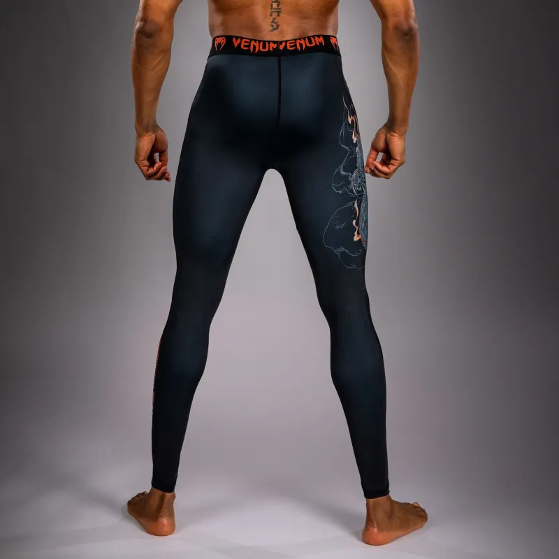 Venum Thunder Dragon Spats - Black/Grey/Copper - Image 4