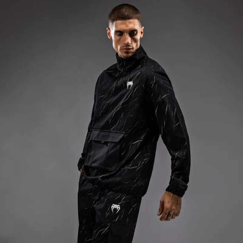 Venum Trooper Men's Half-Zip Jacket - Black/Stone Sand - Image 2