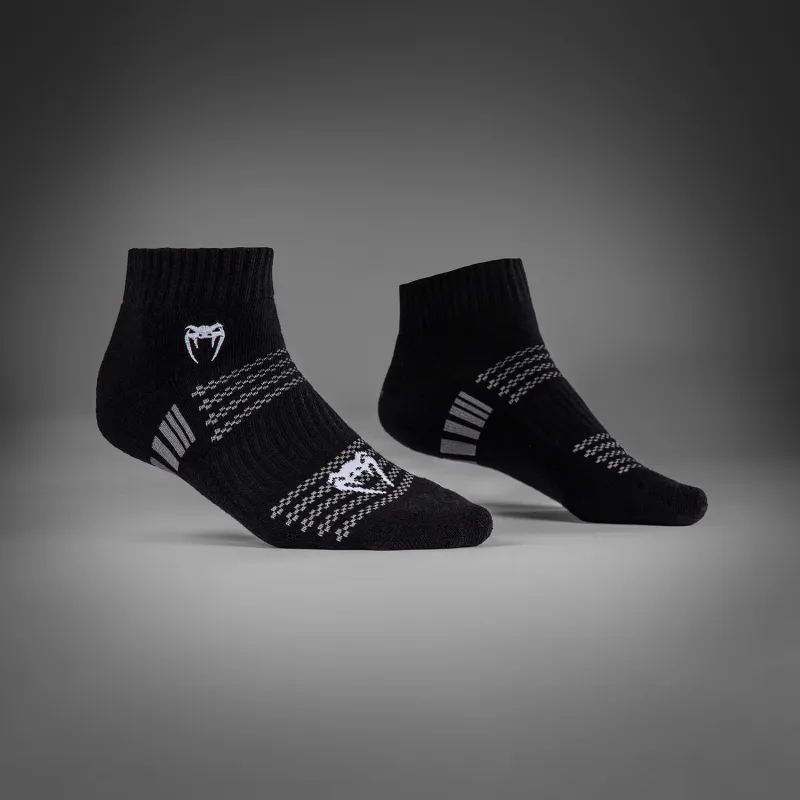 Venum Vector Ankle Socks 3 Pack - Black/Grey - Image 2