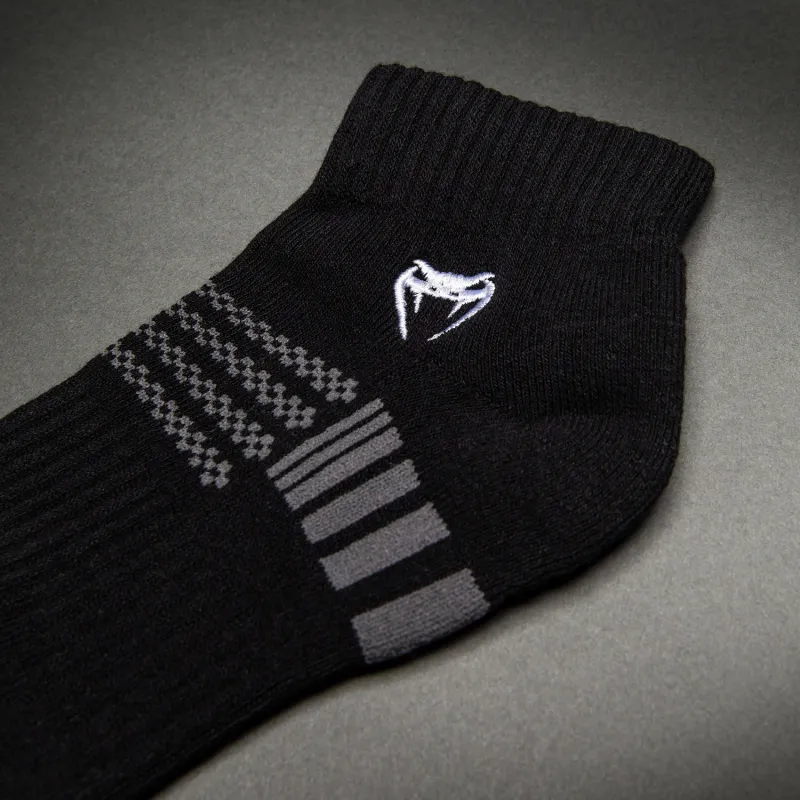Venum Vector Ankle Socks 3 Pack - Black/Grey - Image 3