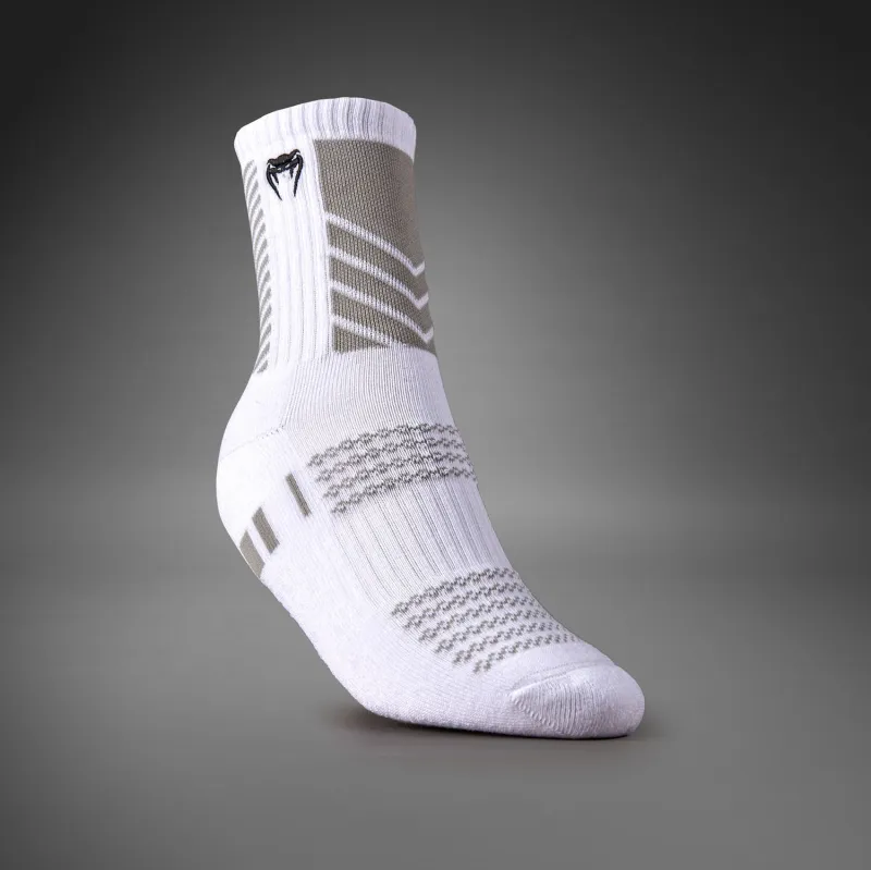 Venum Vector Crew Socks - White/Grey - Image 3