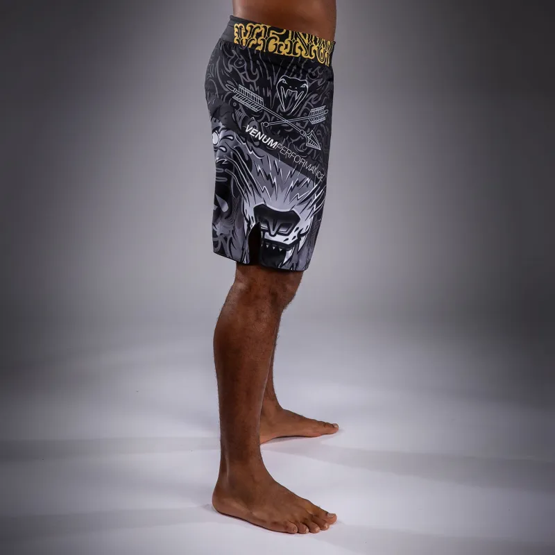 Venum Wolf Atak Fightshorts - Black/Grey - Image 2