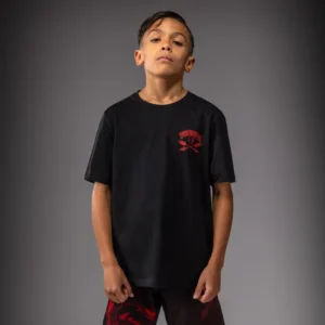 Venum Wolf Atak Kids T-Shirt - Black/Red