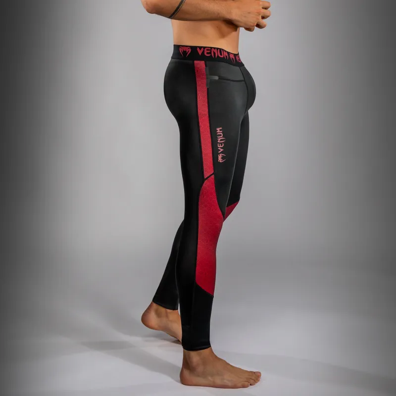 Venum x Assassin’s Creed Shadows Men’s Spats - Burgundy/Black - Image 4