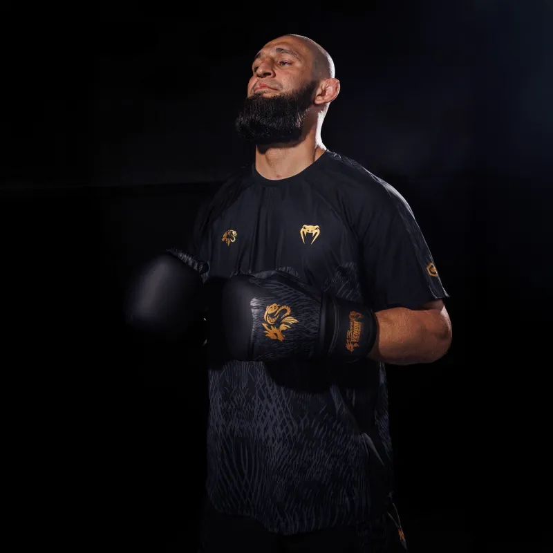 Venum x Chimaev Boxing Gloves - Black/Gold - Image 2