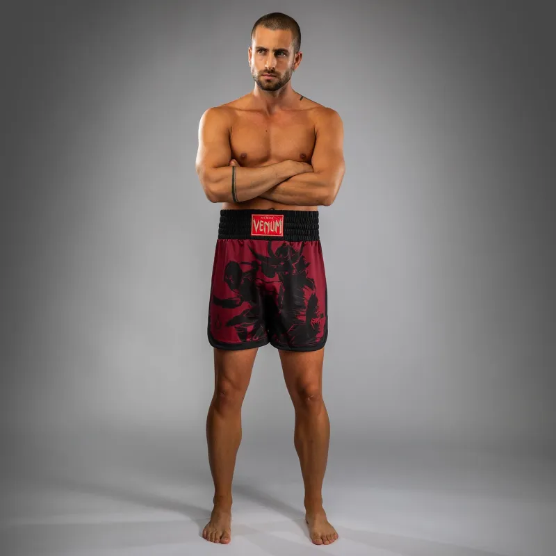 Venum x Assassin’s Creed Shadows Men’s Boxing Shorts - Burgundy/Black - Image 5