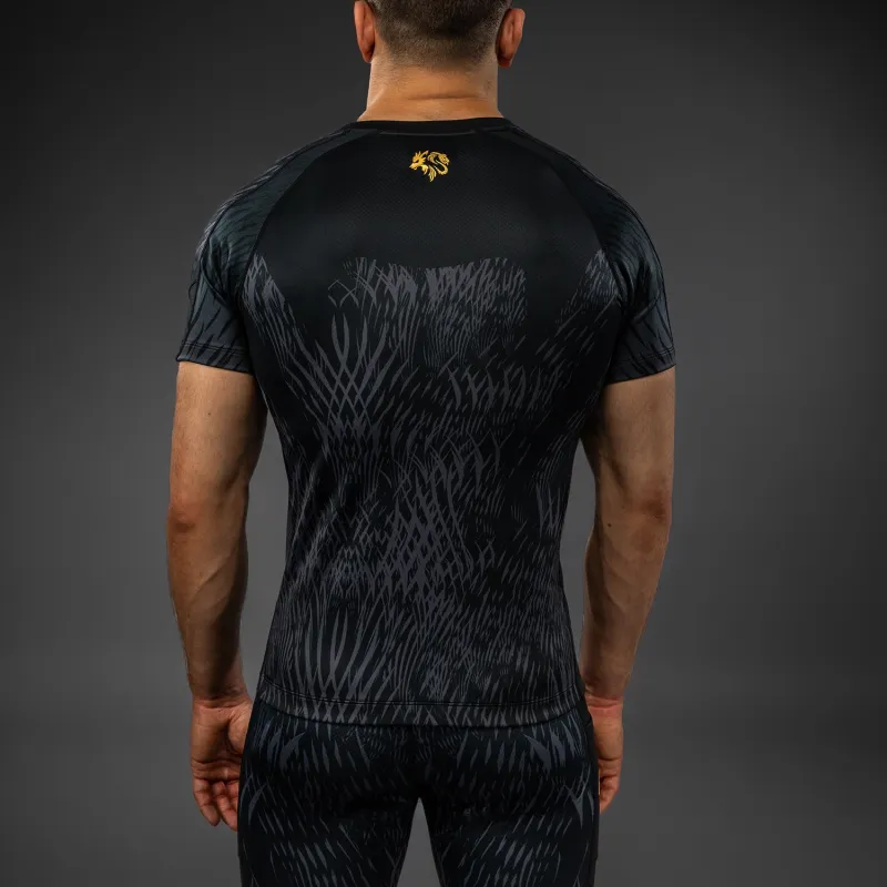 Venum x Chimaev Rashguards - Black/Grey - Image 3