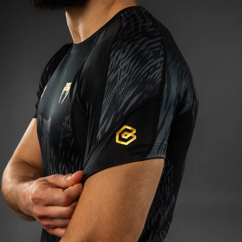 Venum x Chimaev Rashguards - Black/Grey - Image 5