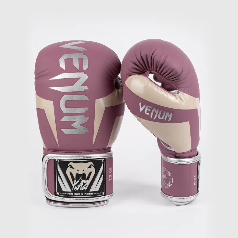 Venum x Kaz Elite Boxing Gloves - Dusky Orchid