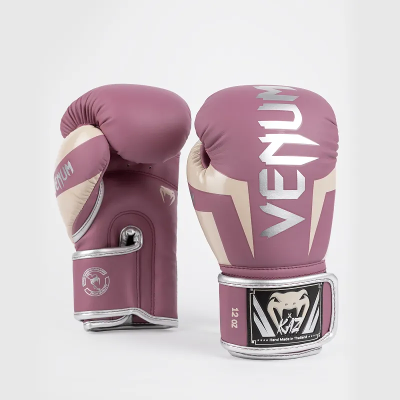 Venum x Kaz Elite Boxing Gloves - Dusky Orchid - Image 2