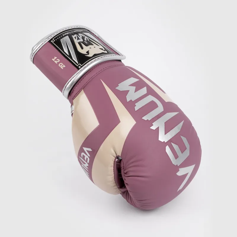 Venum x Kaz Elite Boxing Gloves - Dusky Orchid - Image 4