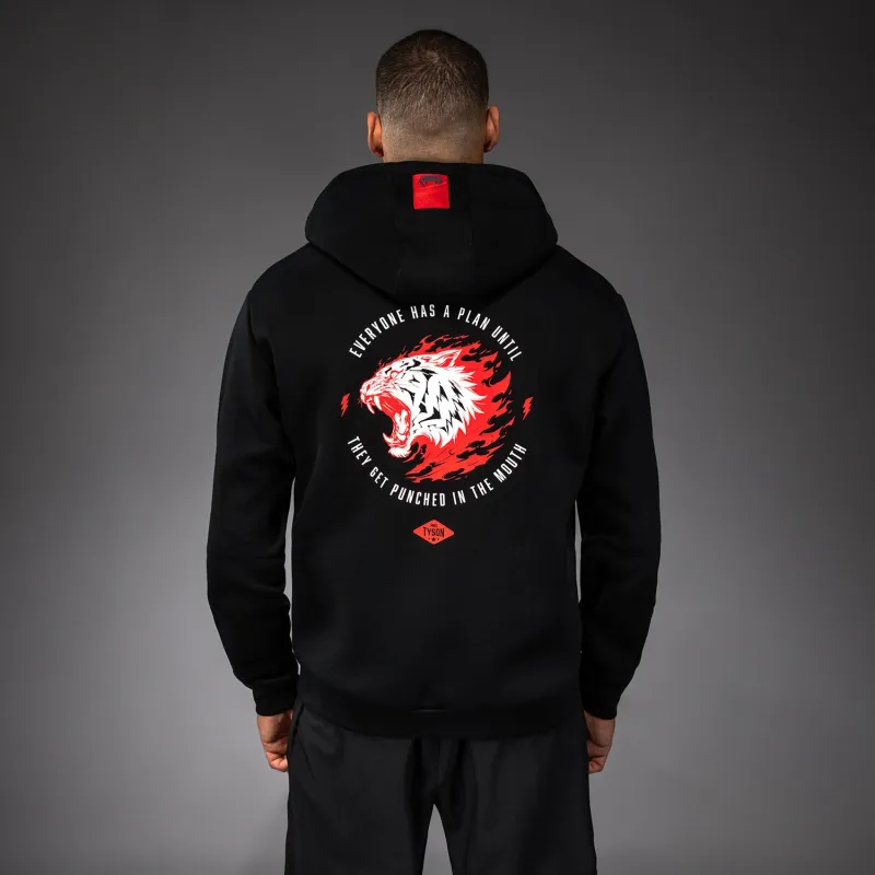 Venum x Mike Tyson Tiger Hoodie - Deep Black/Intense Red - Image 4