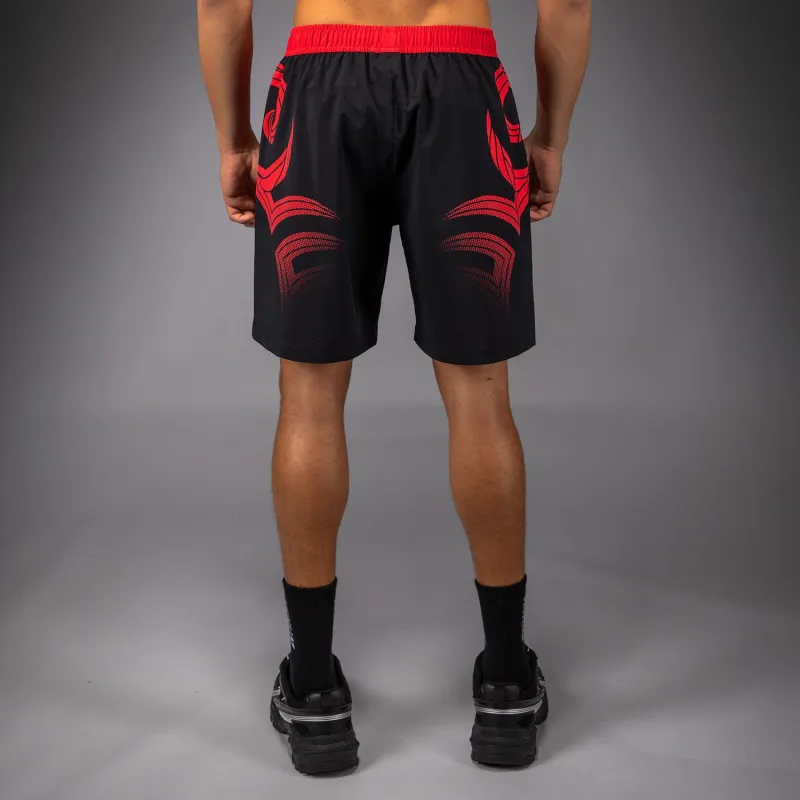 Venum x Mike Tyson Tiger Training Shorts - Deep Black/Intense Red - Image 3
