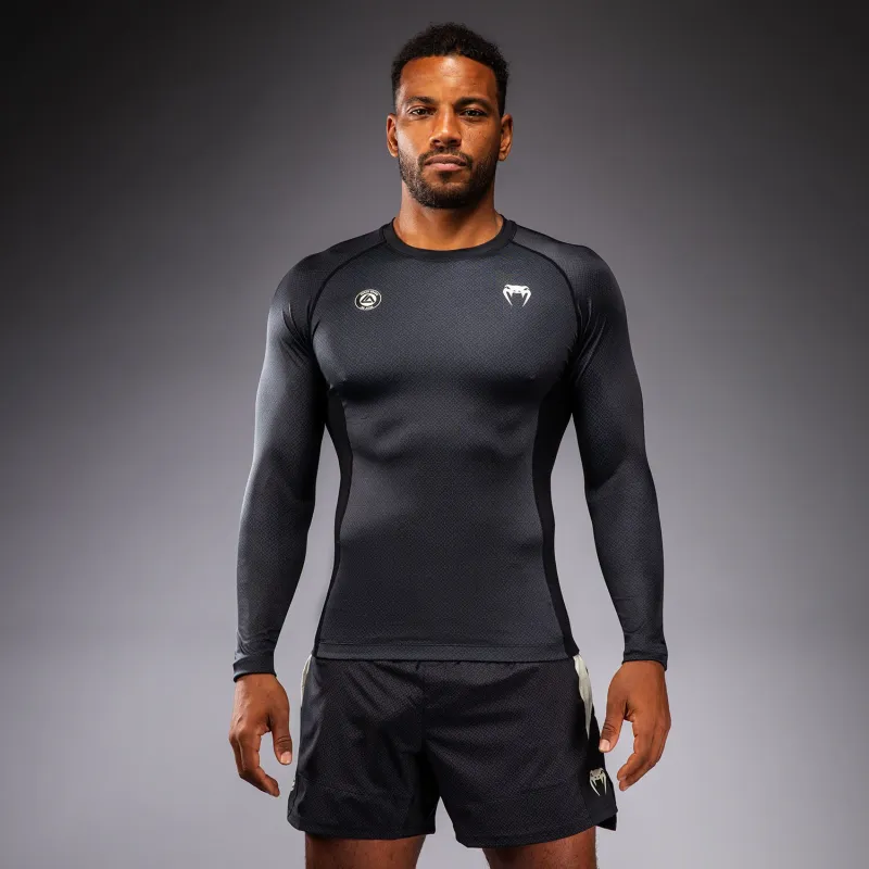 Venum x Roger Gracie Academy Long Sleeve Rashguard - Black