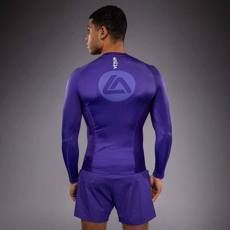 Venum x Roger Gracie Academy Long Sleeve Rashguard - Purple - Image 4