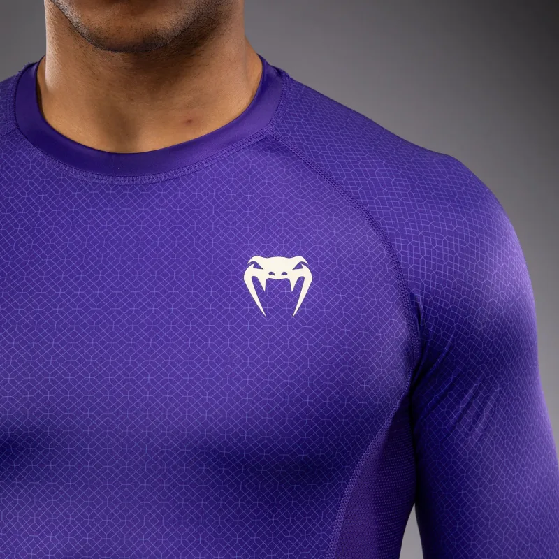 Venum x Roger Gracie Academy Long Sleeve Rashguard - Purple - Image 5