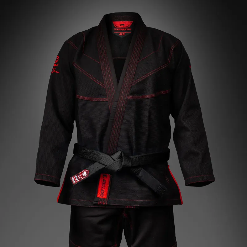 Venum x Roger Gracie Signature BJJ Gi - Black/Red - Image 3