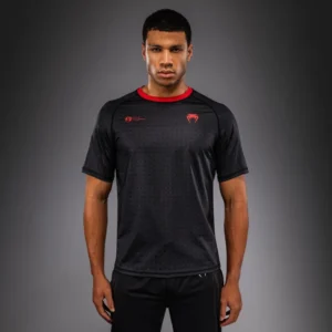 Venum x Roger Gracie Signature Dry Tech T-Shirt - Black/Red