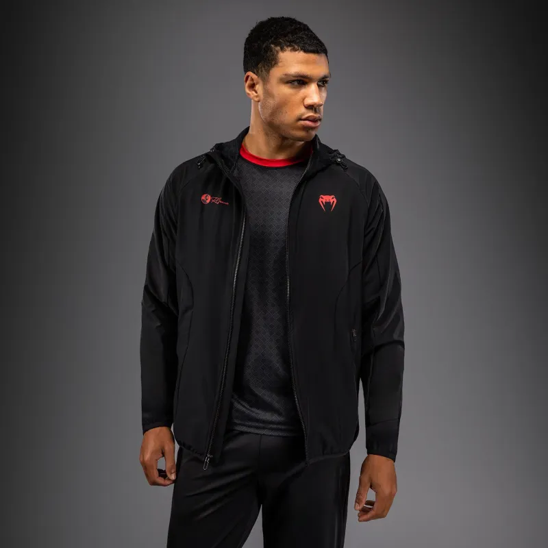 Venum x Roger Gracie Signature Track Jacket - Black/Red - Image 4