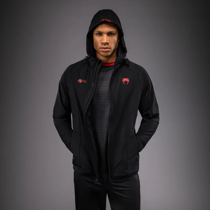 Venum x Roger Gracie Signature Track Jacket - Black/Red - Image 5