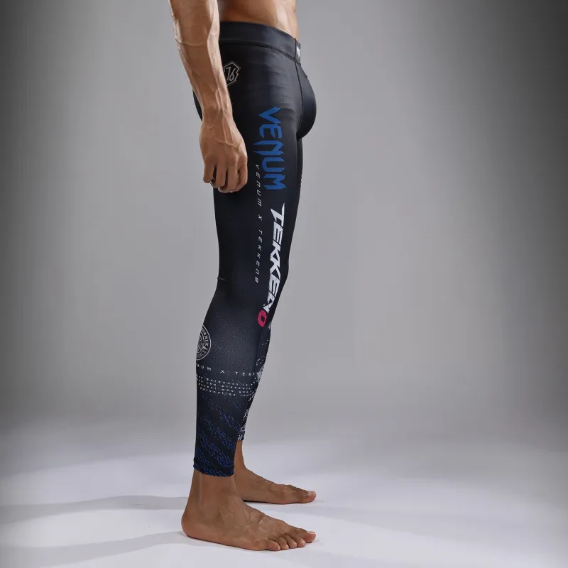 Venum x TEKKEN 8 - Paul Phoenix Spats - Black/Blue - Image 4