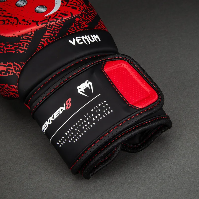 Venum x TEKKEN 8 Boxing Gloves - Kazuya - Red/Black - Image 4