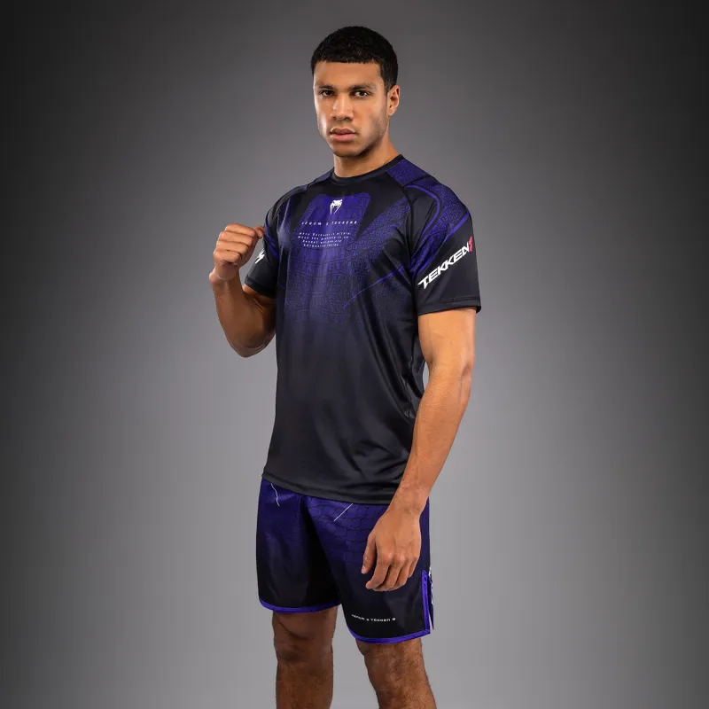 Venum x TEKKEN 8 Dry-Tech T-Shirt - Kazuya - Black/Purple - Image 2